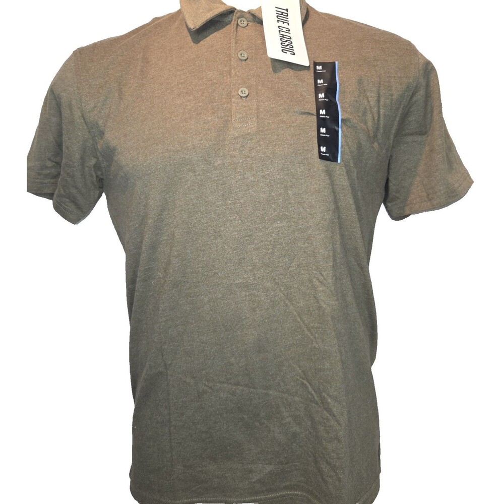 True Classic Green Classic Polo Shirt Men's Size M New